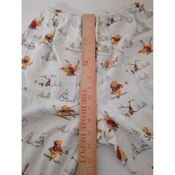 Vintage Disney Store Pajama Pants Womens Size Large Flannel Winnie the Pooh Ski - Picture 10 of 12